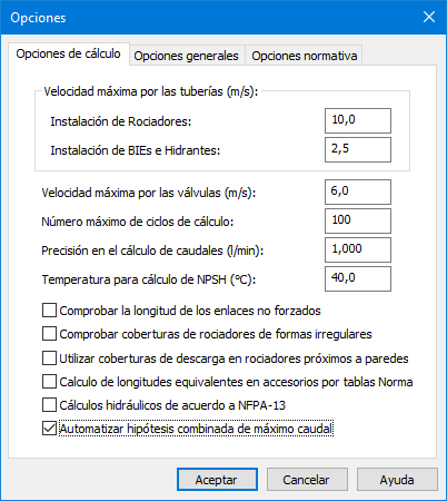 DLG Opciones